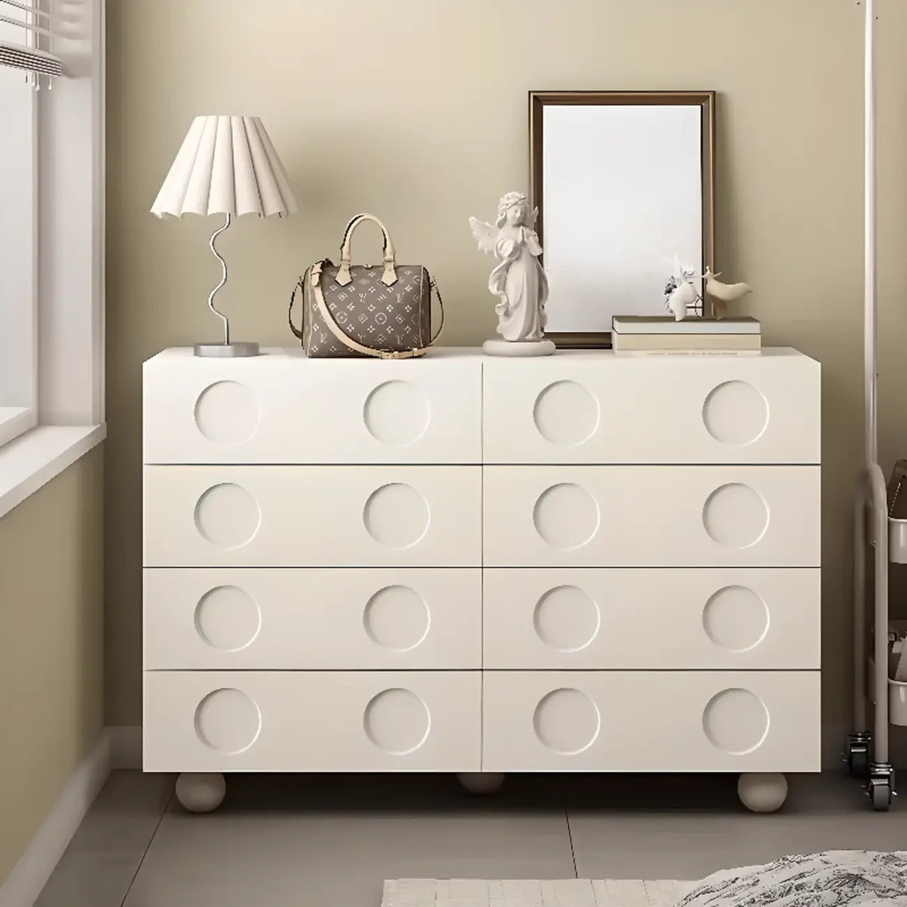 Trendy Midnight Black Lumber Storage Chest for Living Room