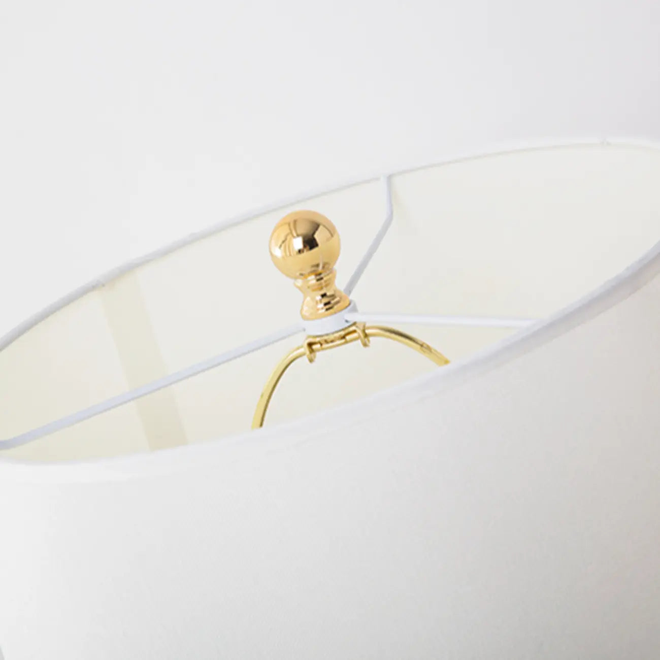 Modern Elegant Barrel Gold LED Table Lamp Fabric Shade