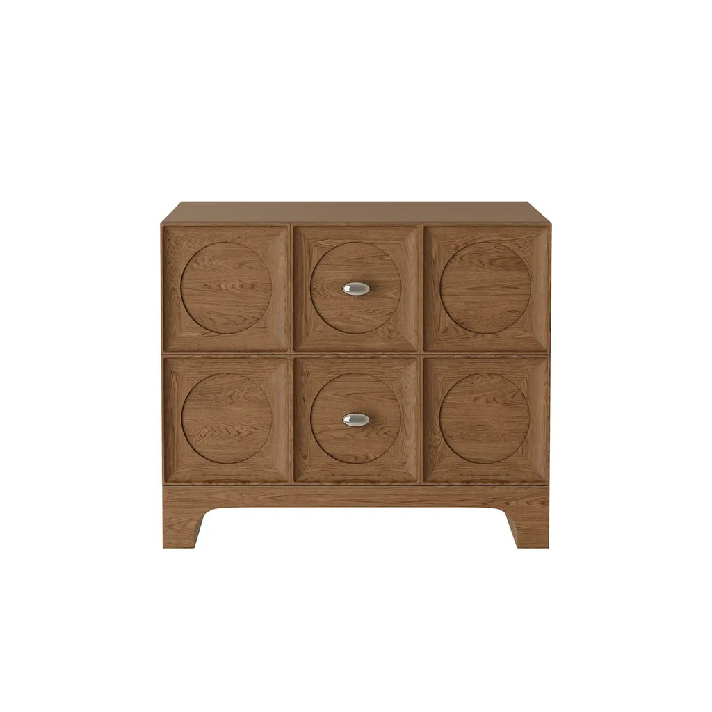 Modern Wooden Bedside Table with Stylish Drawers