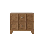 Modern Wooden Bedside Table with Stylish Drawers