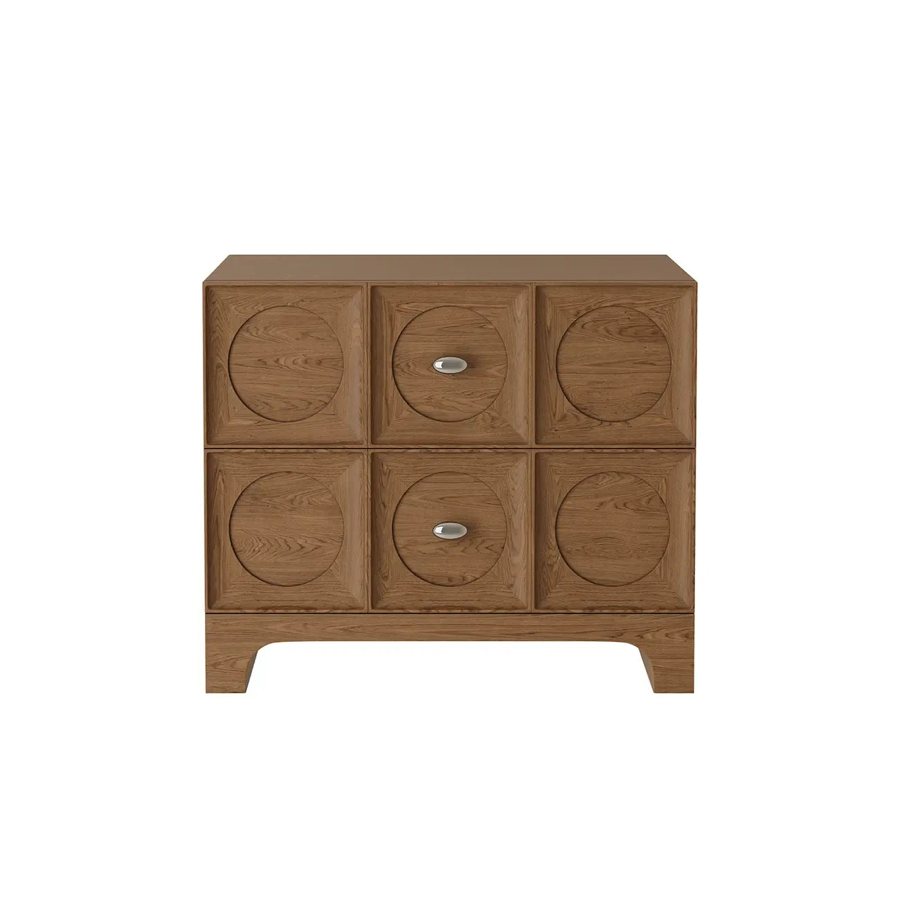 Modern Wooden Bedside Table with Stylish Drawers