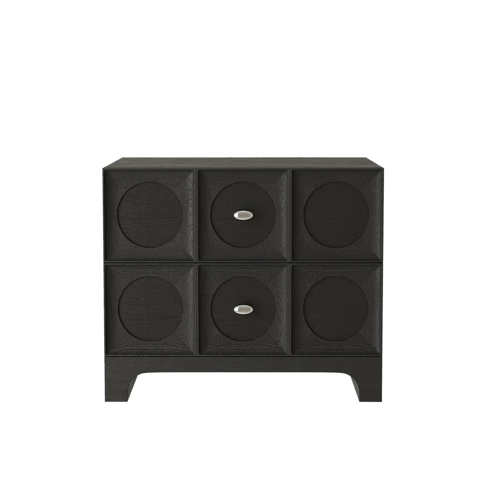 Modern Wooden Bedside Table with Stylish Drawers
