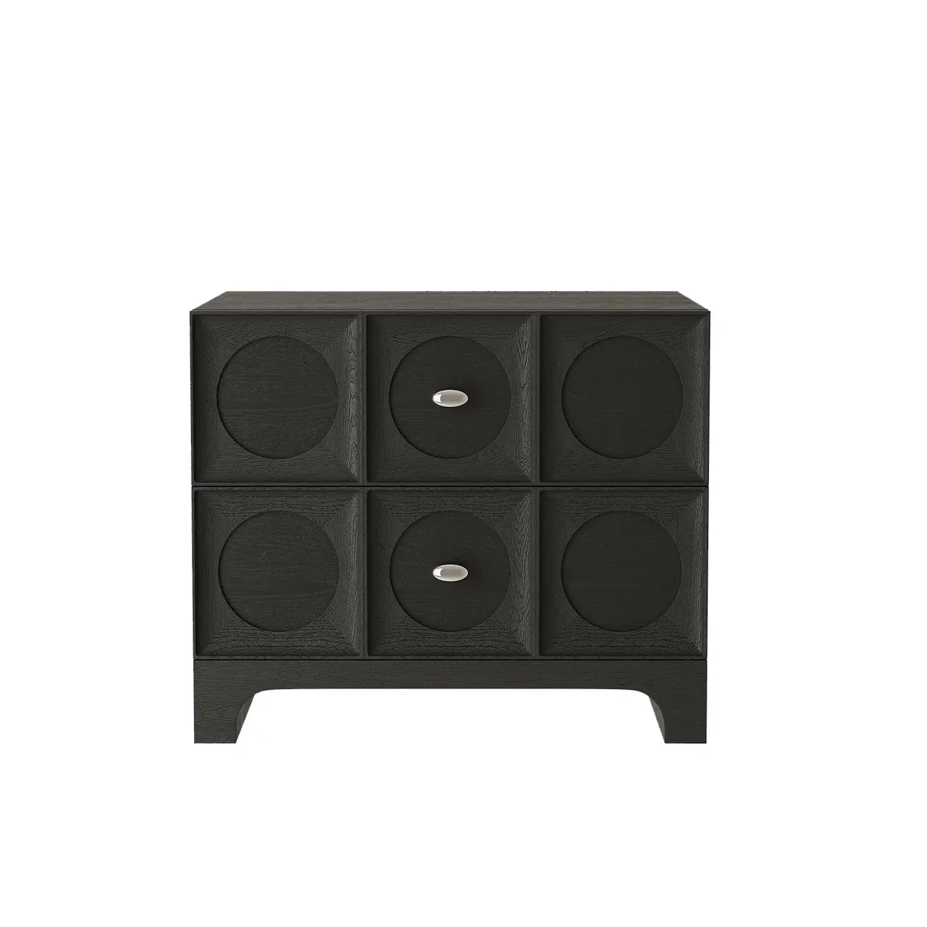 Modern Wooden Bedside Table with Stylish Drawers