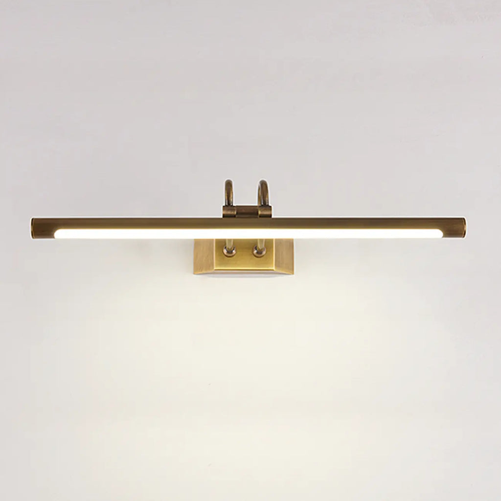 Modern Brass Tube LED Vanity Mirror Lamp Bathroom Light