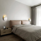 Modern Minimalist Metal Black White Wall Sconce