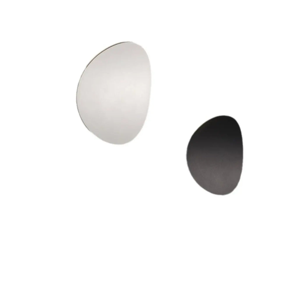 Modern Minimalist Metal Black White Wall Sconce