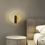 Modern Glass Gold Black Decorative Wall Sconce