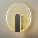 Modern Glass Gold Black Decorative Wall Sconce