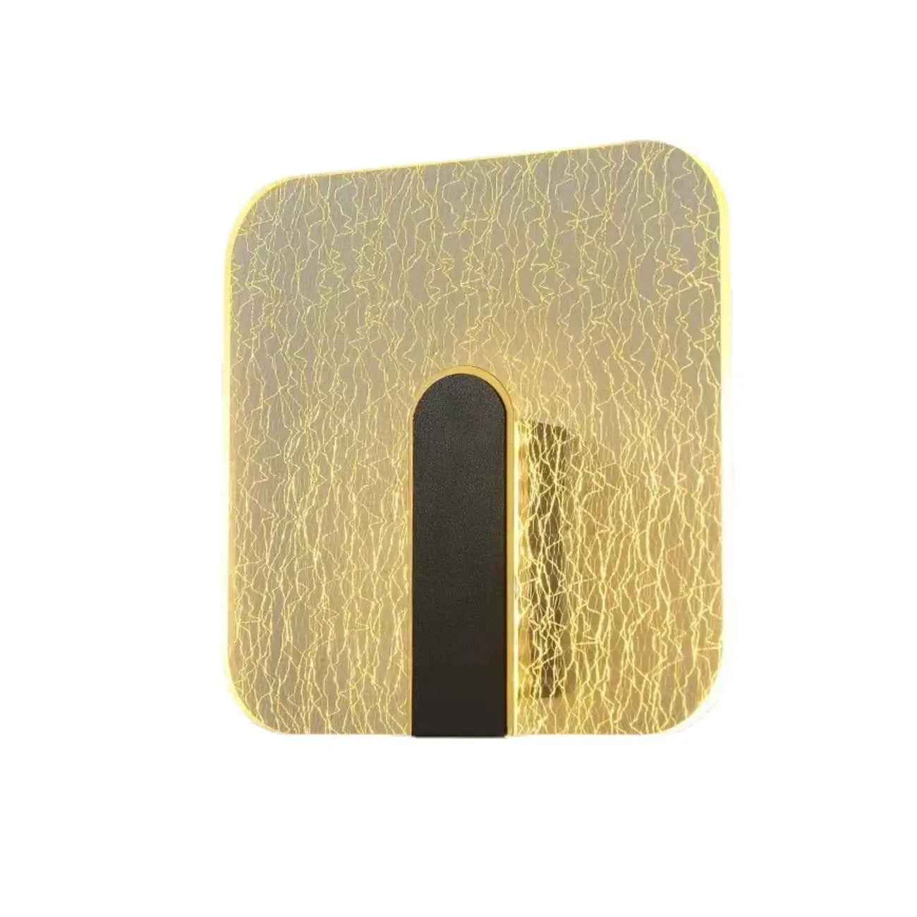Modern Glass Gold Black Decorative Wall Sconce