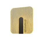 Modern Glass Gold Black Decorative Wall Sconce