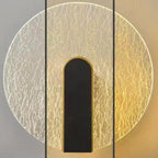 Modern Glass Gold Black Decorative Wall Sconce