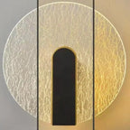 Modern Glass Gold Black Decorative Wall Sconce