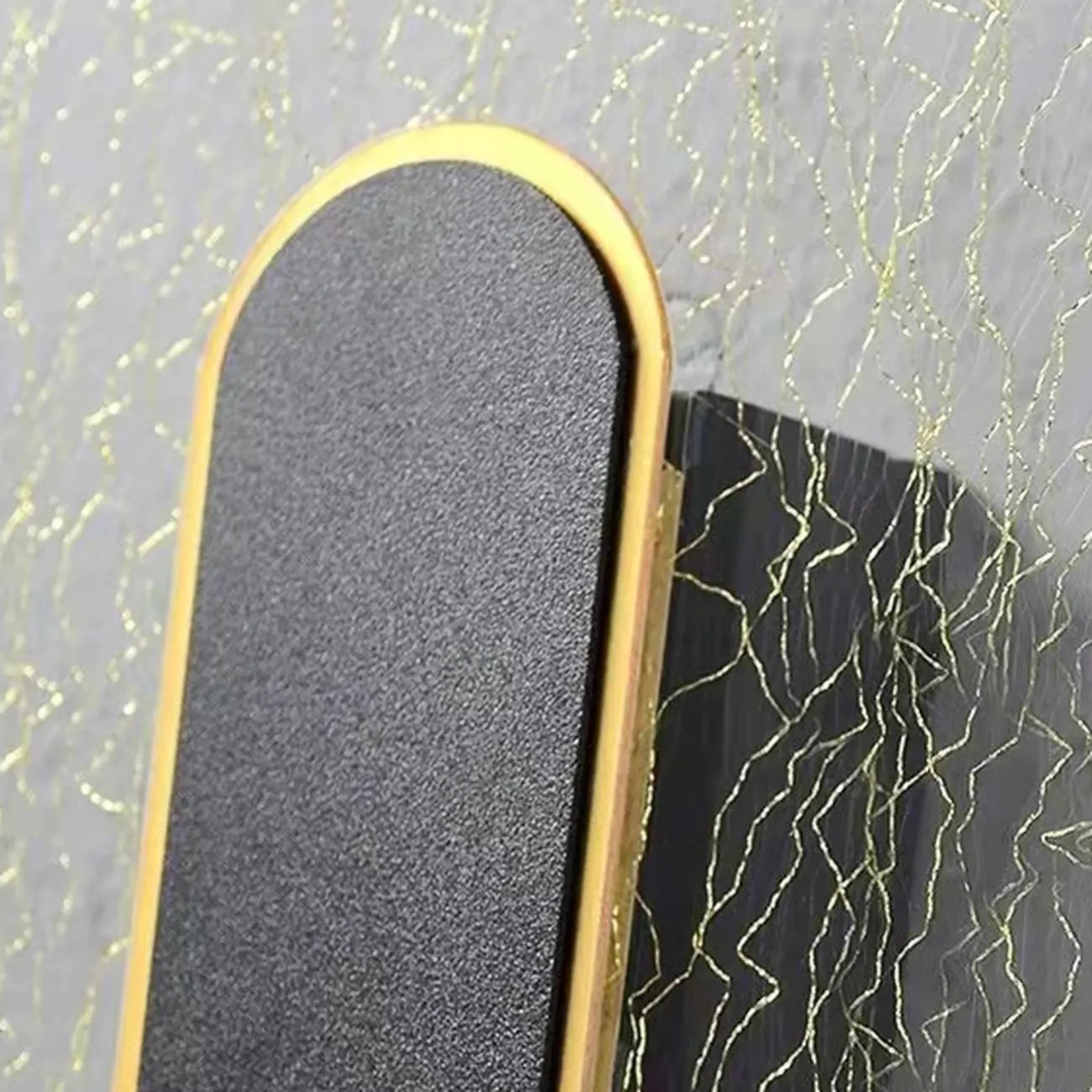 Modern Glass Gold Black Decorative Wall Sconce