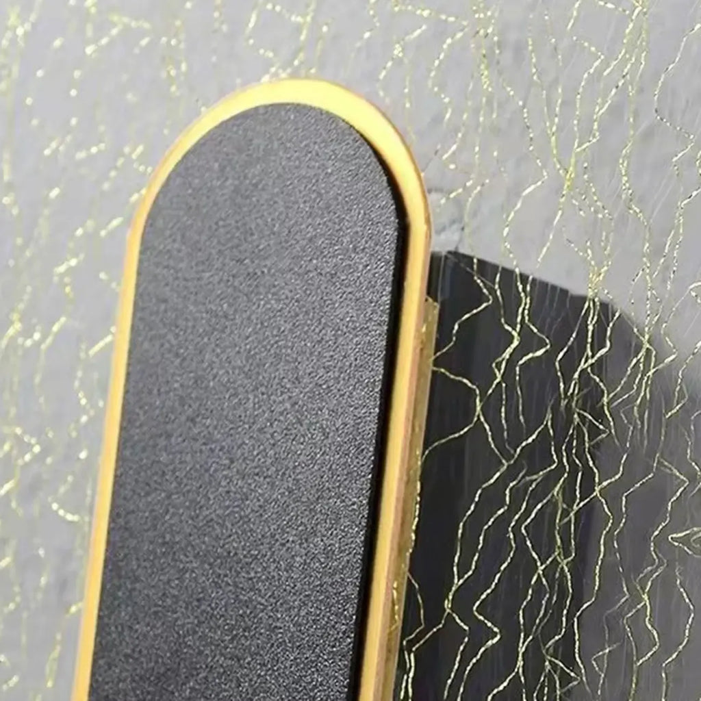 Modern Glass Gold Black Decorative Wall Sconce