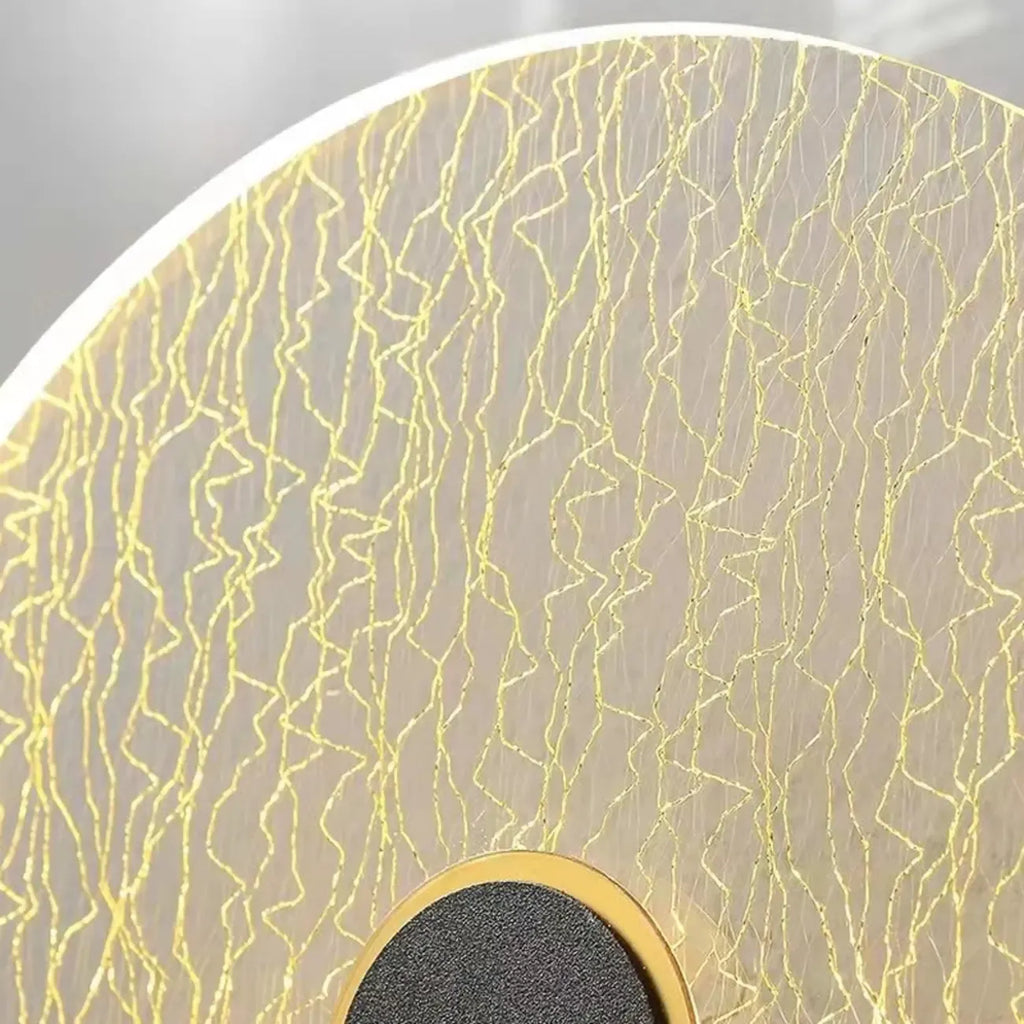 Modern Glass Gold Black Decorative Wall Sconce