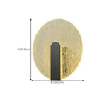 Modern Glass Gold Black Decorative Wall Sconce