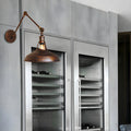 Industrial Barn Shade Adjustable Swing Arm Wall Light