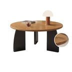 Modern Wooden Round Coffee Table