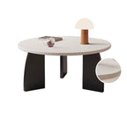 Modern Wooden Round Coffee Table