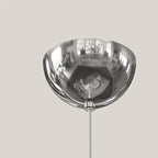 Modern Milk Cocoa Glass Floral Pendant Light