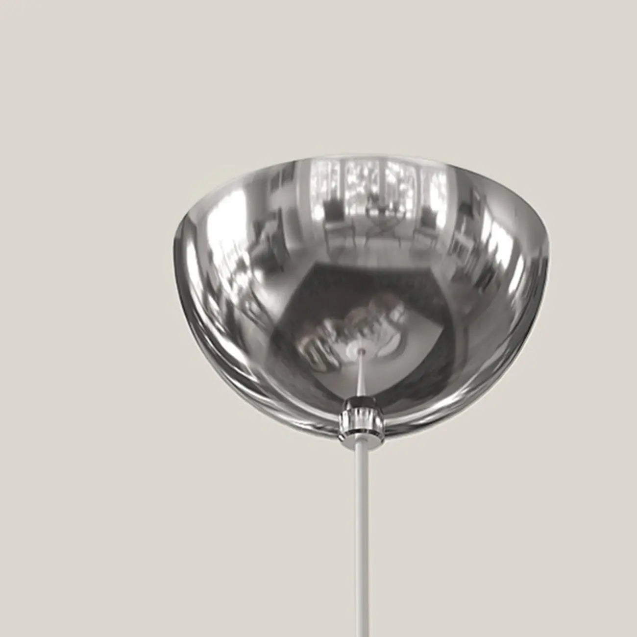 Modern Milk Cocoa Glass Floral Pendant Light