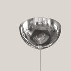 Modern Milk Cocoa Glass Floral Pendant Light