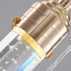 Modern Spiral Crystal Gold LED Chandelier Pendant Light