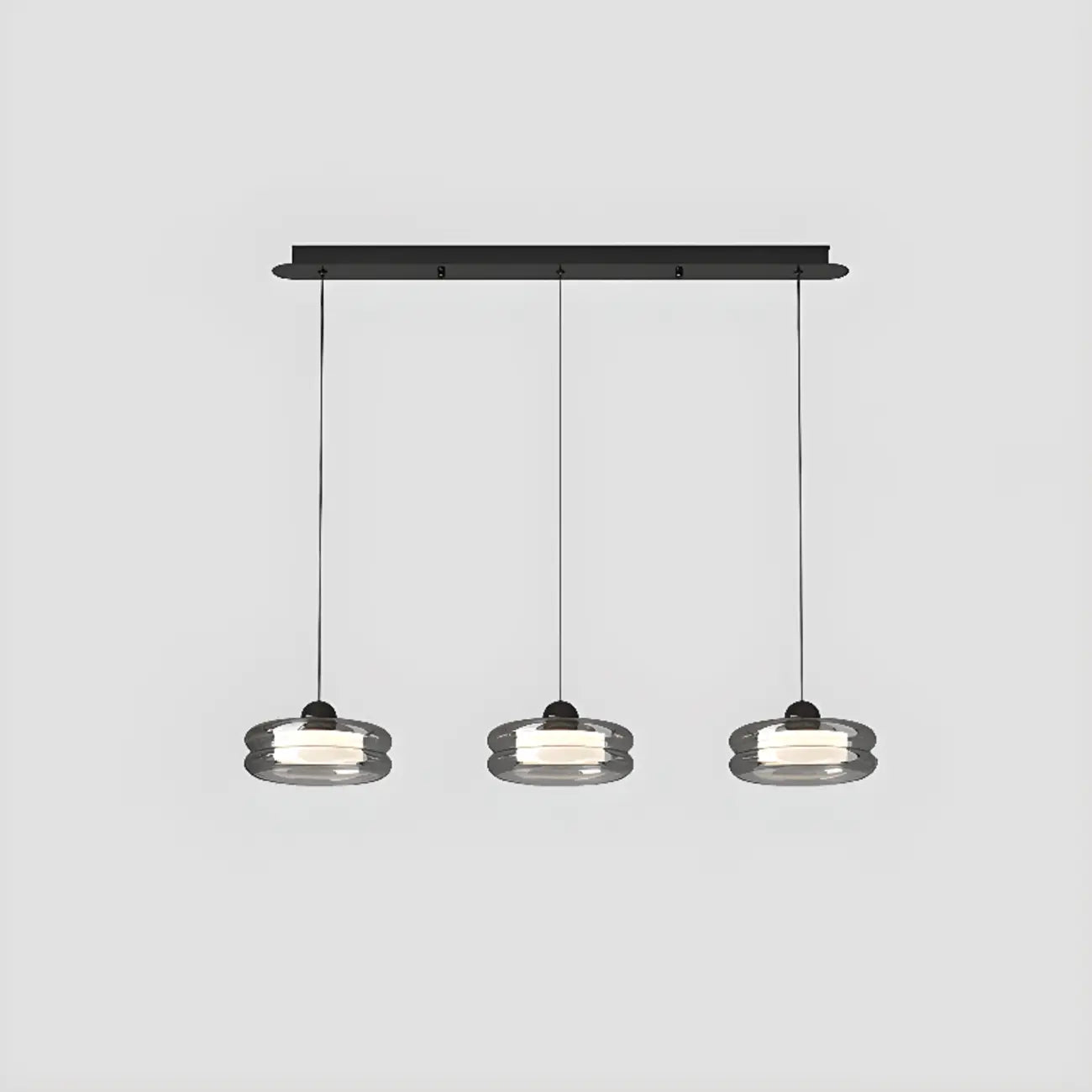 Modern 3-Gear Dimming LED Island Pendant Light for Kitchen