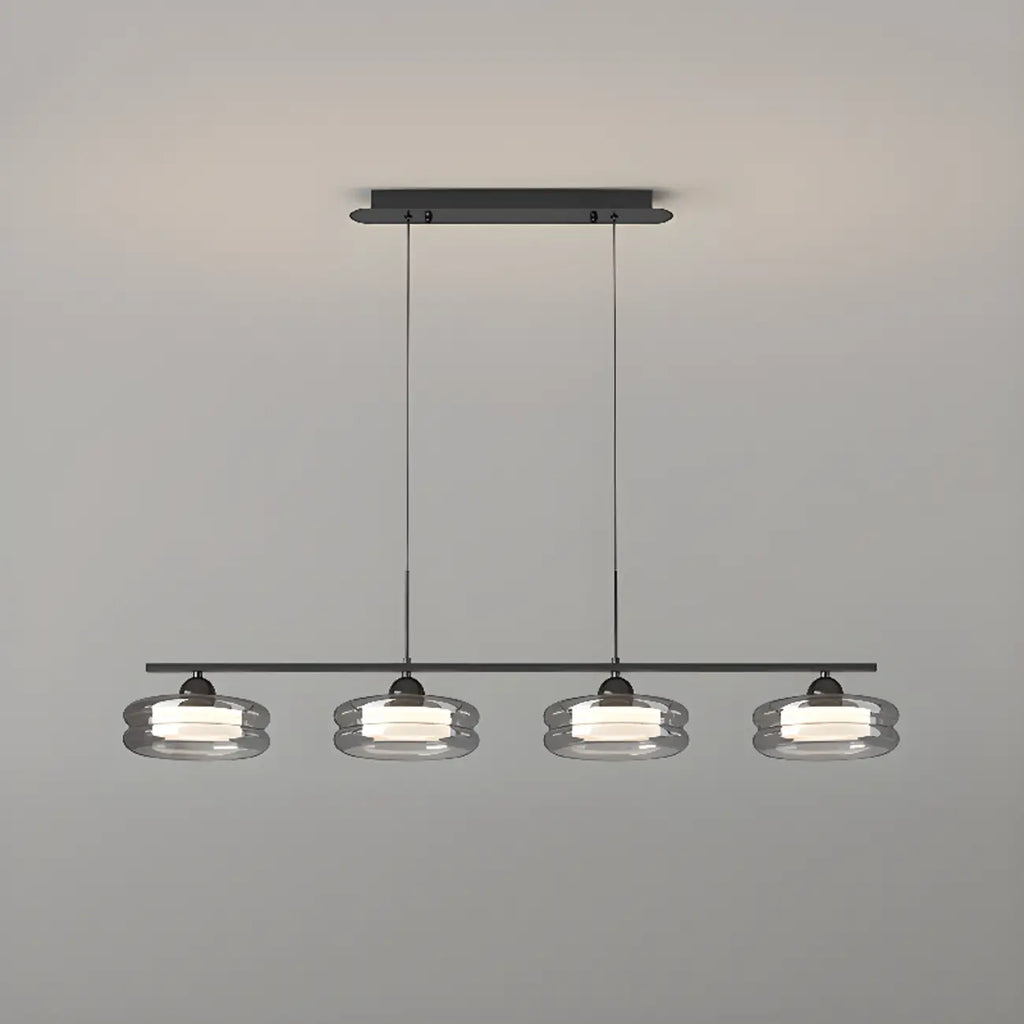 Modern 3-Gear Dimming LED Island Pendant Light for Kitchen
