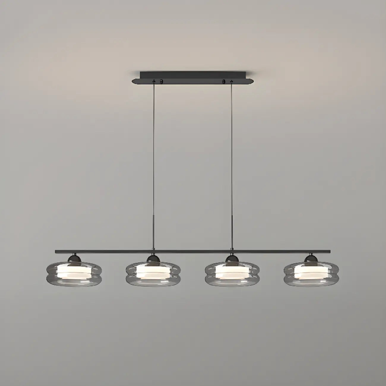 Modern 3-Gear Dimming LED Island Pendant Light for Kitchen