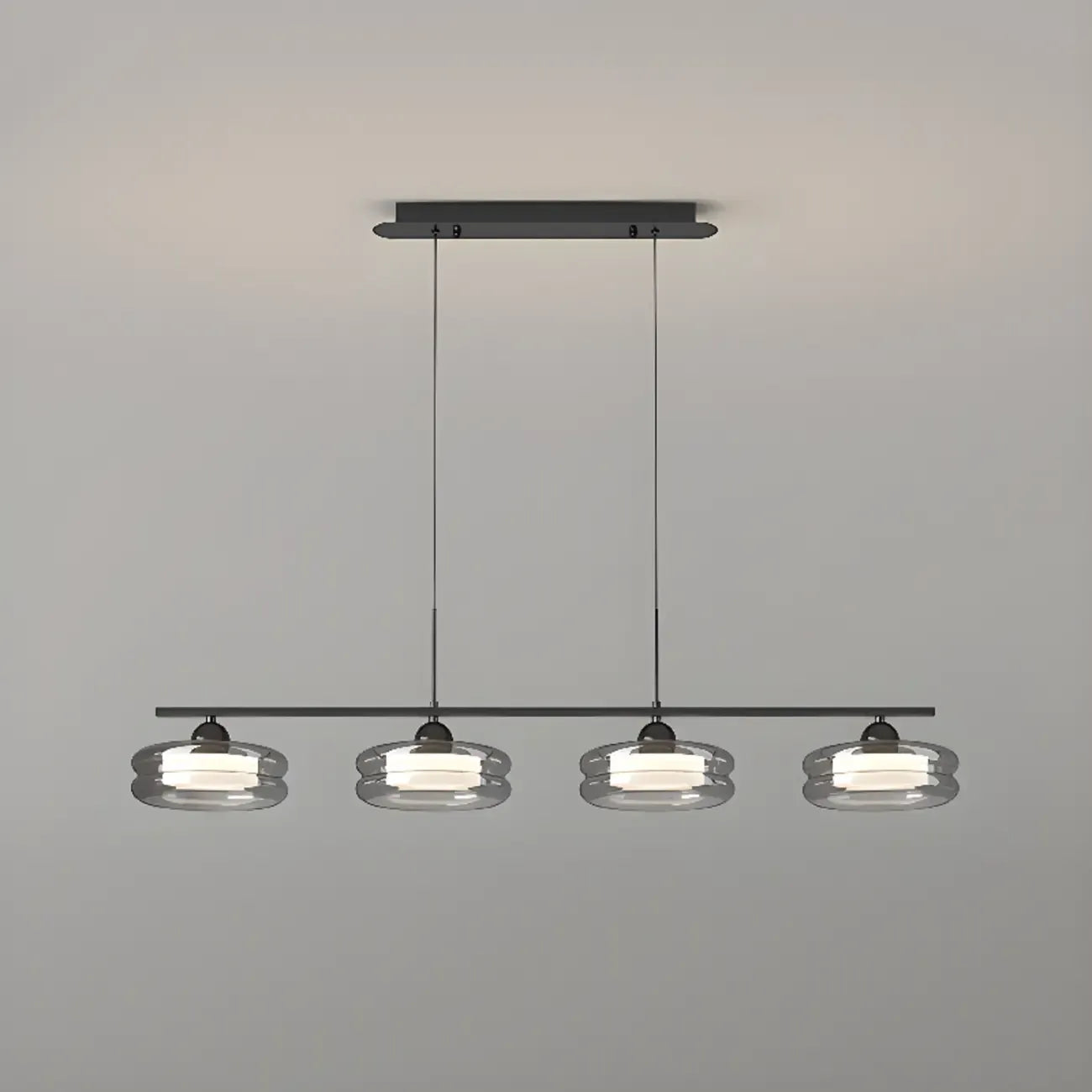 Modern 3-Gear Dimming LED Island Pendant Light for Kitchen
