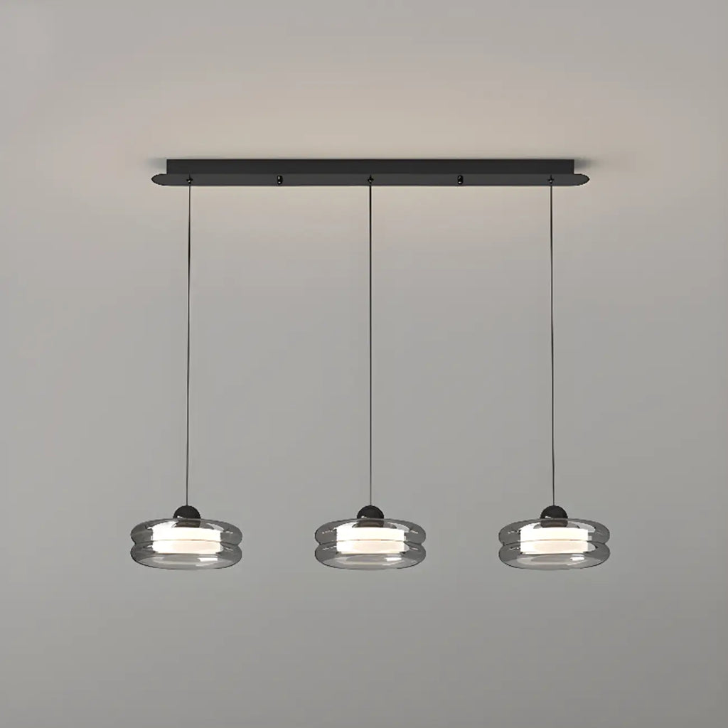 Modern 3-Gear Dimming LED Island Pendant Light for Kitchen