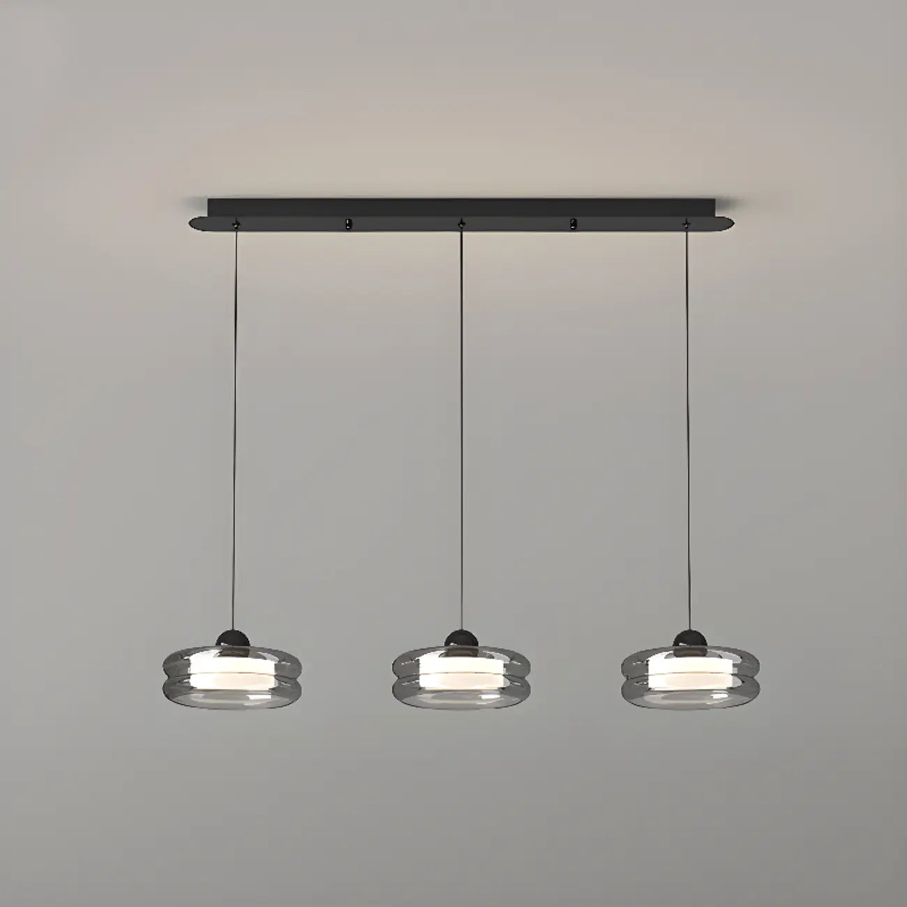 Modern 3-Gear Dimming LED Island Pendant Light for Kitchen