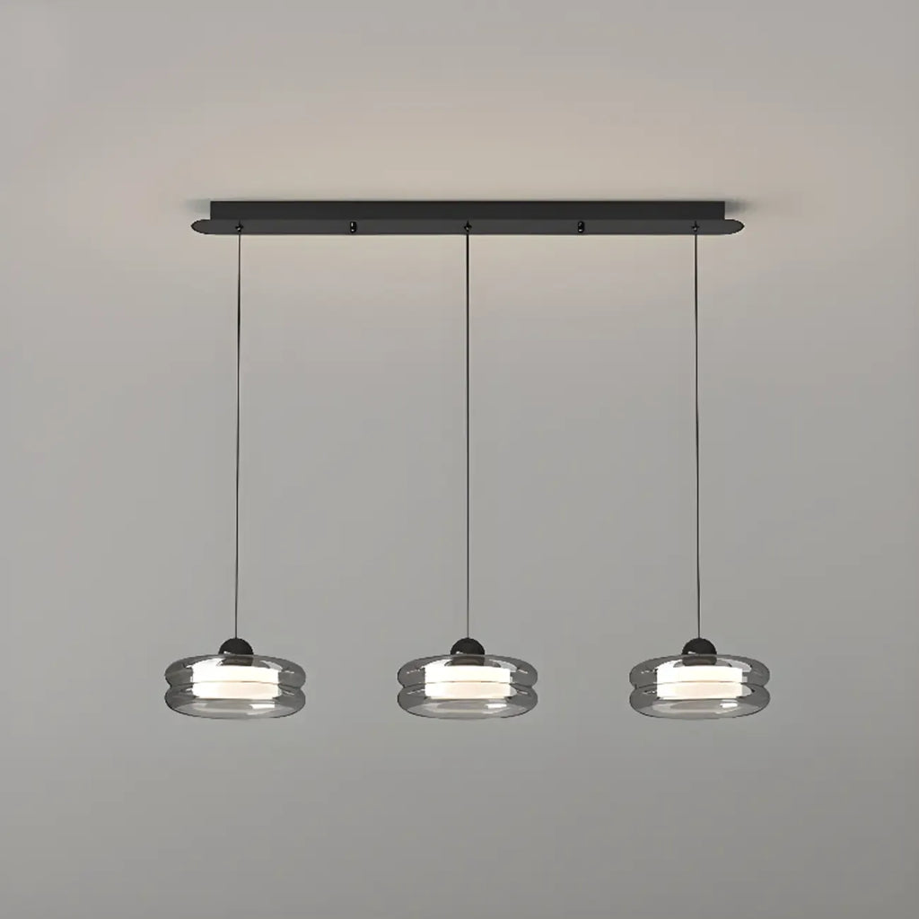 Modern 3-Gear Dimming LED Island Pendant Light for Kitchen