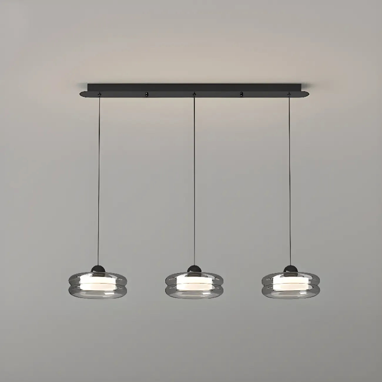 Modern 3-Gear Dimming LED Island Pendant Light for Kitchen