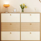 Vertical Wooden Shoe Cabinet for Entryway