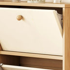 Vertical Wooden Shoe Cabinet for Entryway