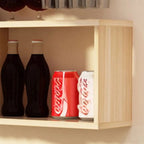 Stackable Wooden Wall-Mounted Wine Bottle Rack