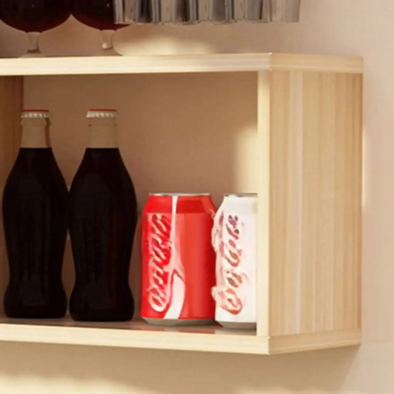 Stackable Wooden Wall-Mounted Wine Bottle Rack