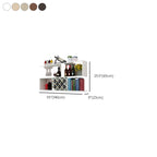 Stackable Wooden Wall-Mounted Wine Bottle Rack