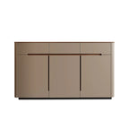 Trendy Wood Tan Entryway Shoe Cabinet with Drawers