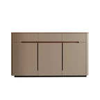Trendy Wood Tan Entryway Shoe Cabinet with Drawers