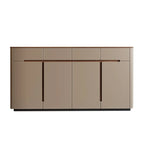 Trendy Wood Tan Entryway Shoe Cabinet with Drawers