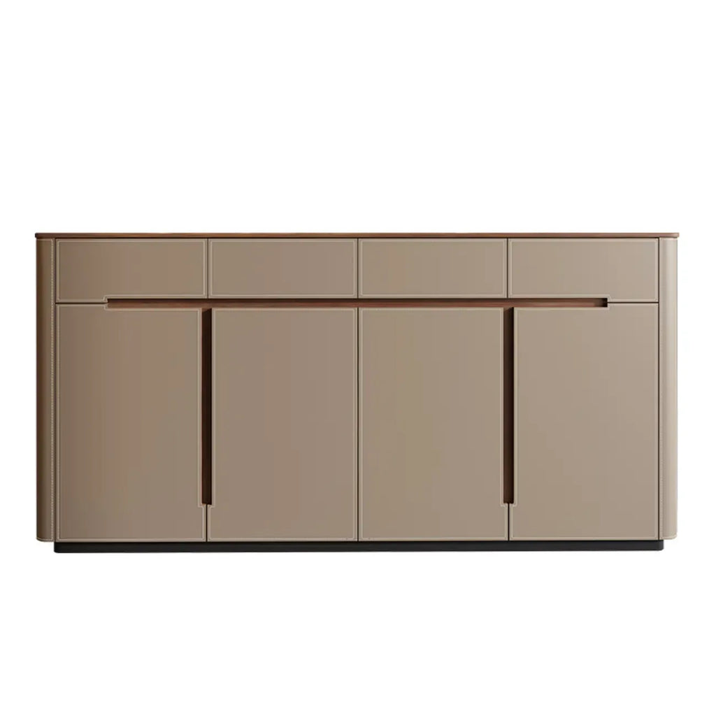 Trendy Wood Tan Entryway Shoe Cabinet with Drawers