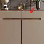 Trendy Wood Tan Entryway Shoe Cabinet with Drawers