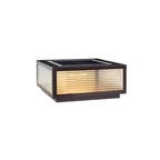 Modern Simple Square Black Solar Ourdoor Post Lights