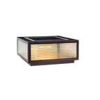 Modern Simple Square Black Solar Ourdoor Post Lights