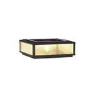 Modern Simple Square Black Solar Ourdoor Post Lights