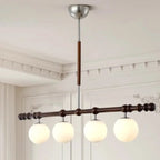 Modern Glass Globe Pendant Light for Kitchen Island