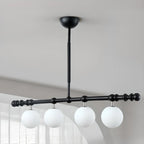 Modern Glass Globe Pendant Light for Kitchen Island